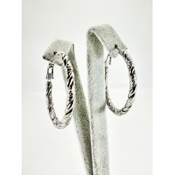 Gümüş Halka Küpe